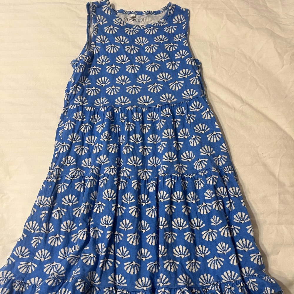 Blue and White Kids Dress